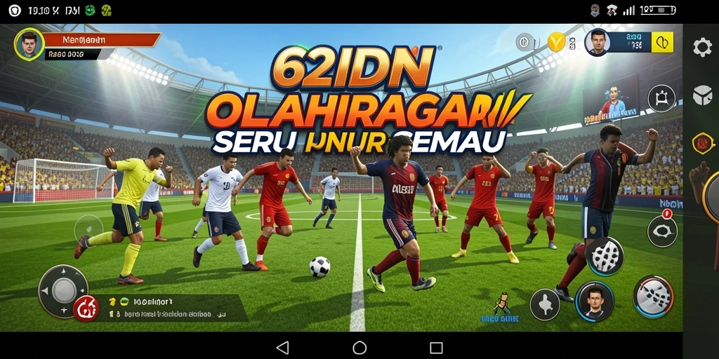 Screenshot gameplay 62IDN menampilkan aksi seru dalam olahraga.