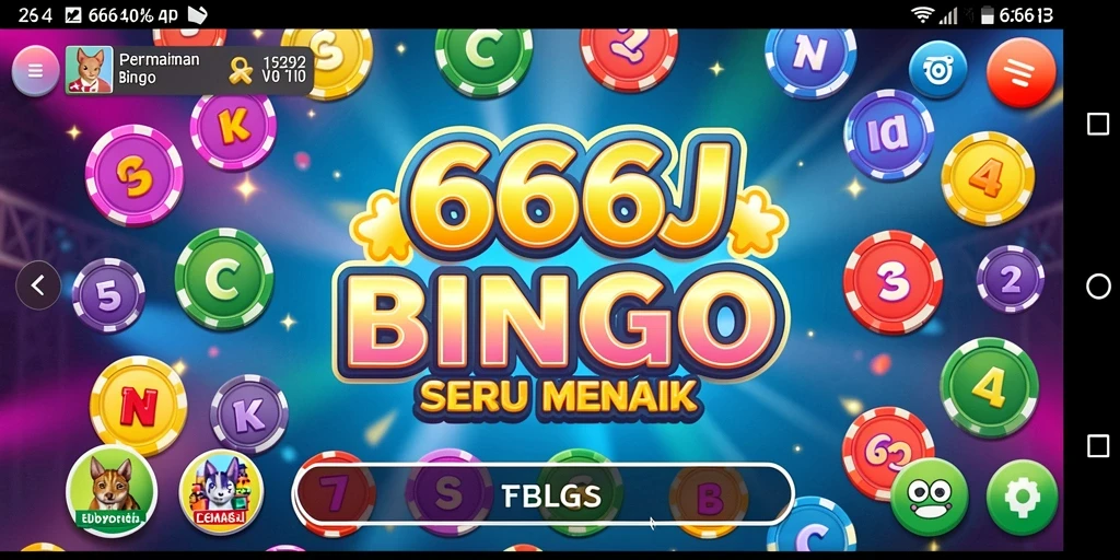 Tampilan gameplay seru dari Bingo dalam 666J.
