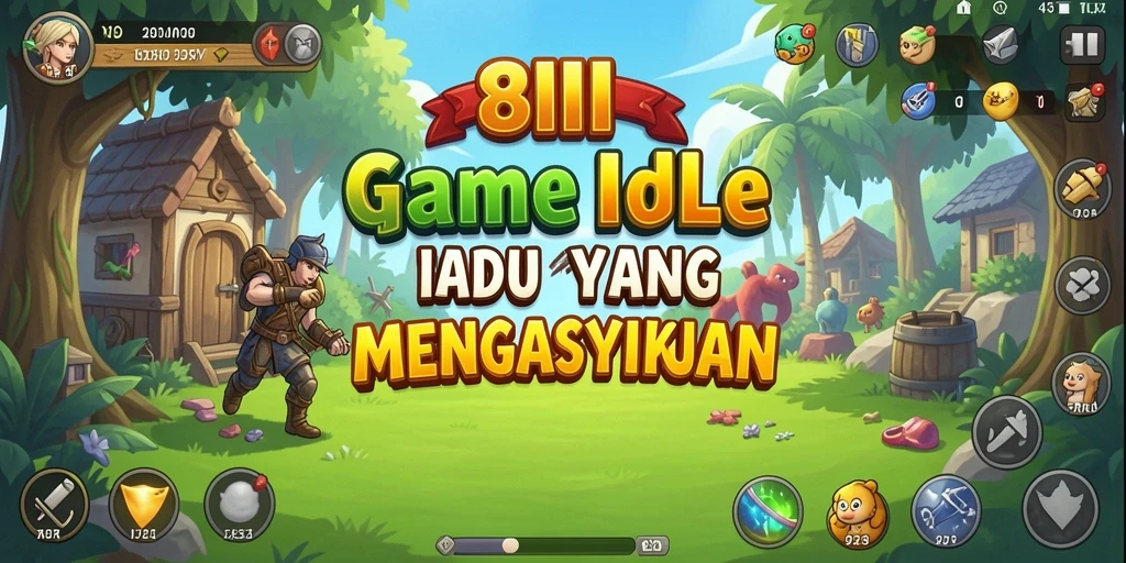 Screenshot gameplay <strong>8II</strong> yang menunjukkan suasana permainan Idle.