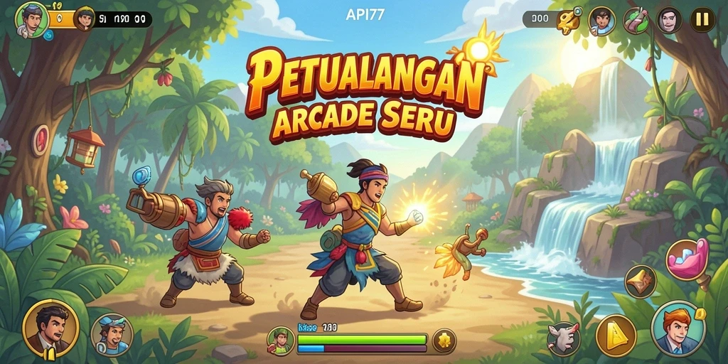 Tampilan gameplay API77 yang penuh aksi dan tantangan seru.