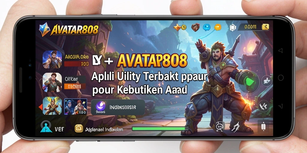 Screenshot AVATAR808 menampilkan fitur utama untuk efisiensi penggunaan.