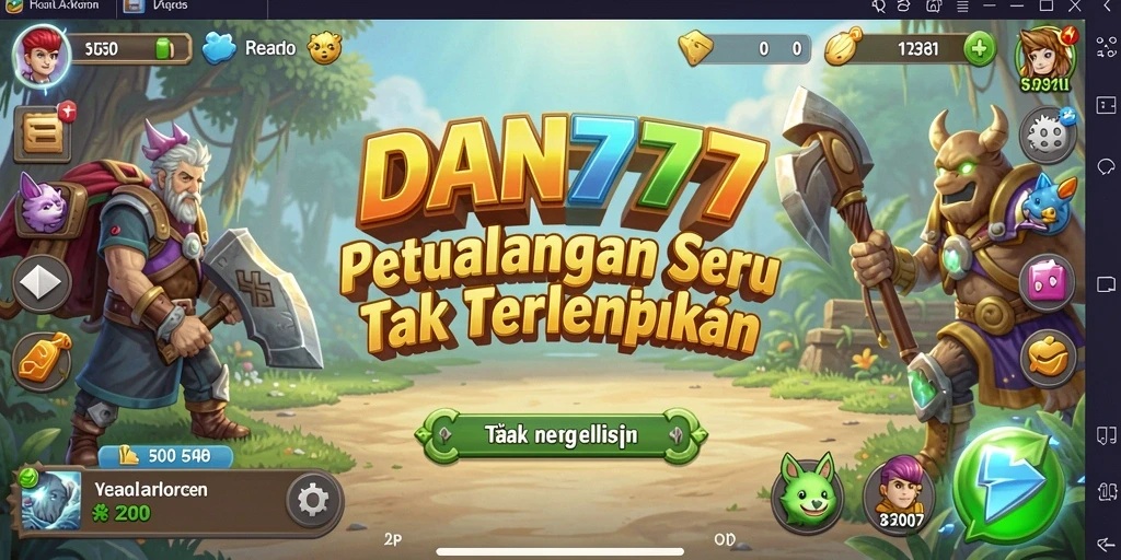 Tampilan menarik dari gameplay petualangan di DAN777.