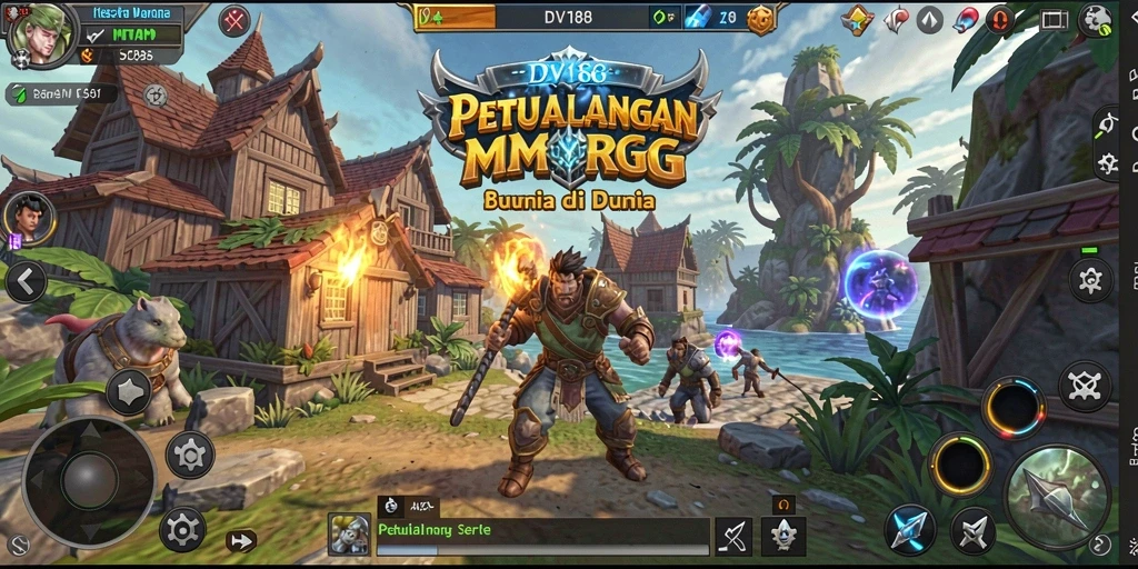 Tampilan gameplay seru dari DV188 yang menggugah semangat petualangan.