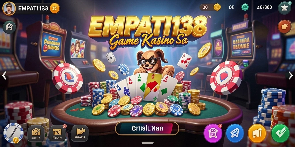 Tampilan gameplay menarik dari EMPATI138 yang menonjolkan suasana kasino.