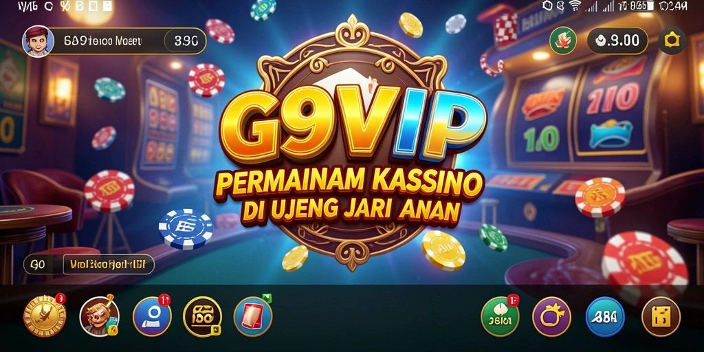 Tampilan gameplay G9VIP yang mendebarkan dan penuh keseruan Kasino.