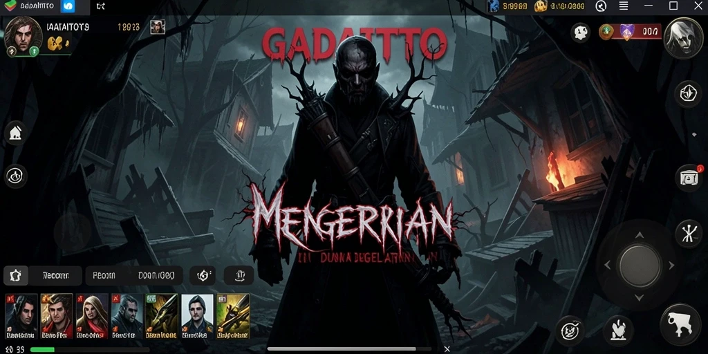Tangkapan layar menampilkan suasana menegangkan di GADAITOTO.