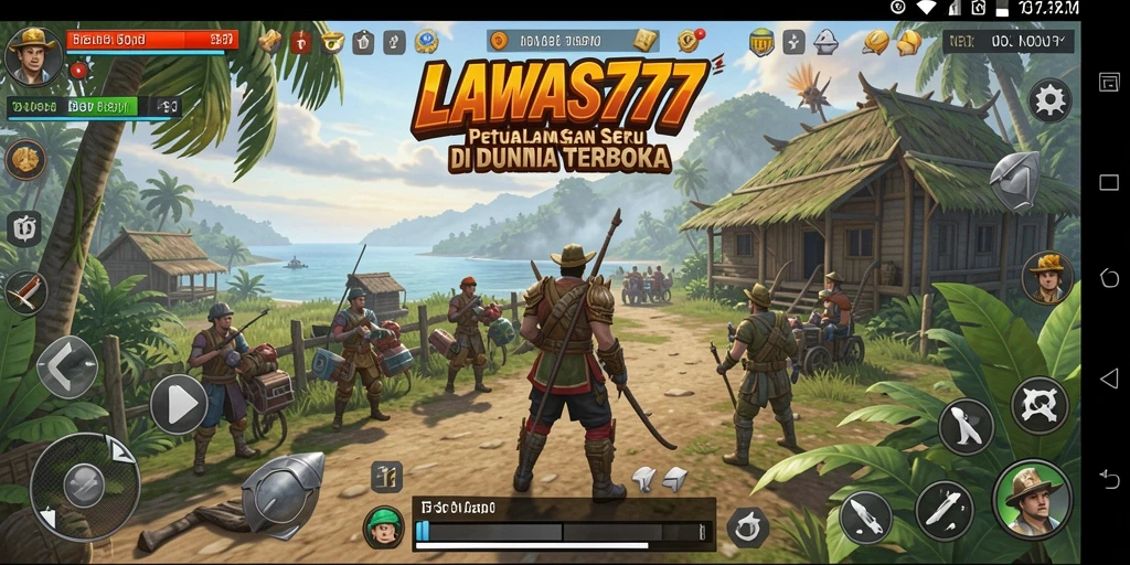 Tampilan gameplay <strong>LAWAS777</strong> yang menampilkan kebebasan menjelajahi dunia terbuka.