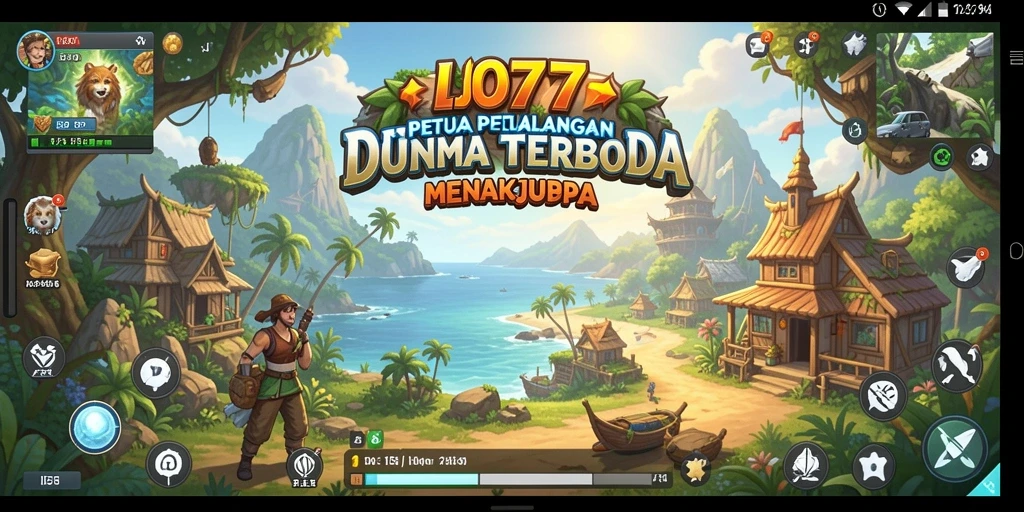 Gameplay LJO777 yang menakjubkan dalam dunia terbuka.
