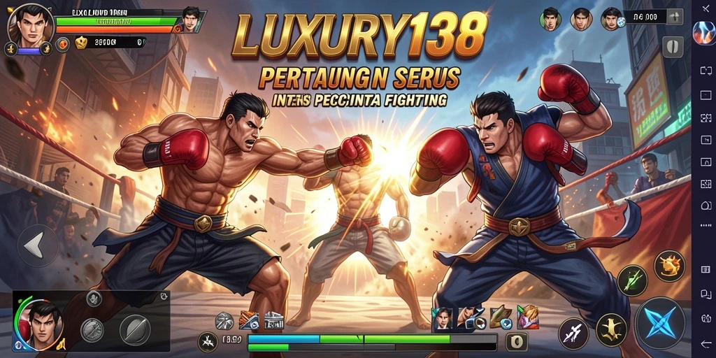 Tampilan gameplay intense dari LUXURY138 yang penuh aksi.