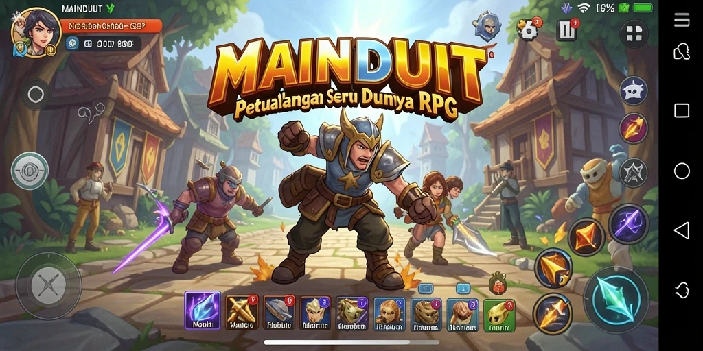 Tangkapan layar dari gameplay fantastis MAINDUIT yang memikat.
