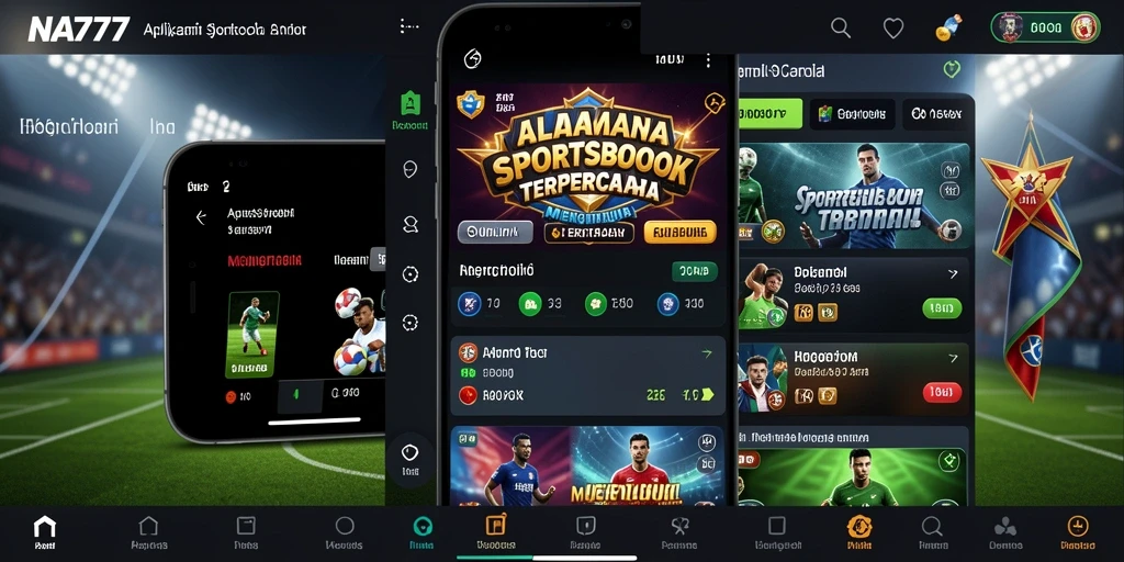 Tampilan menarik dari aplikasi Sportsbook NA777 dengan pilihan taruhan yang beragam.
