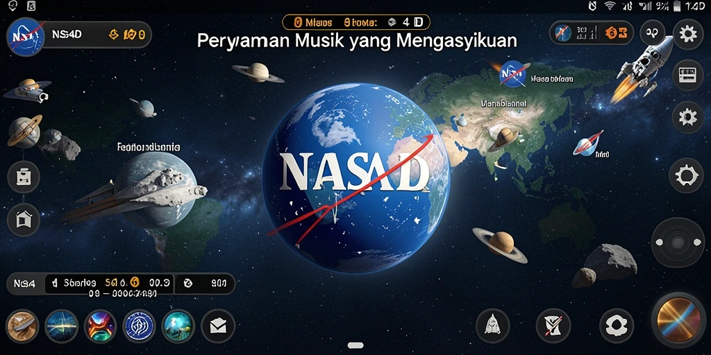 Tampilan gameplay <strong>NASA4D</strong> yang interaktif dan menyenangkan.