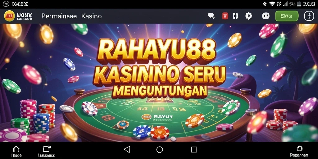 Screenshot RAHAYU88 menampilkan gameplay kasino yang seru dan interaktif.