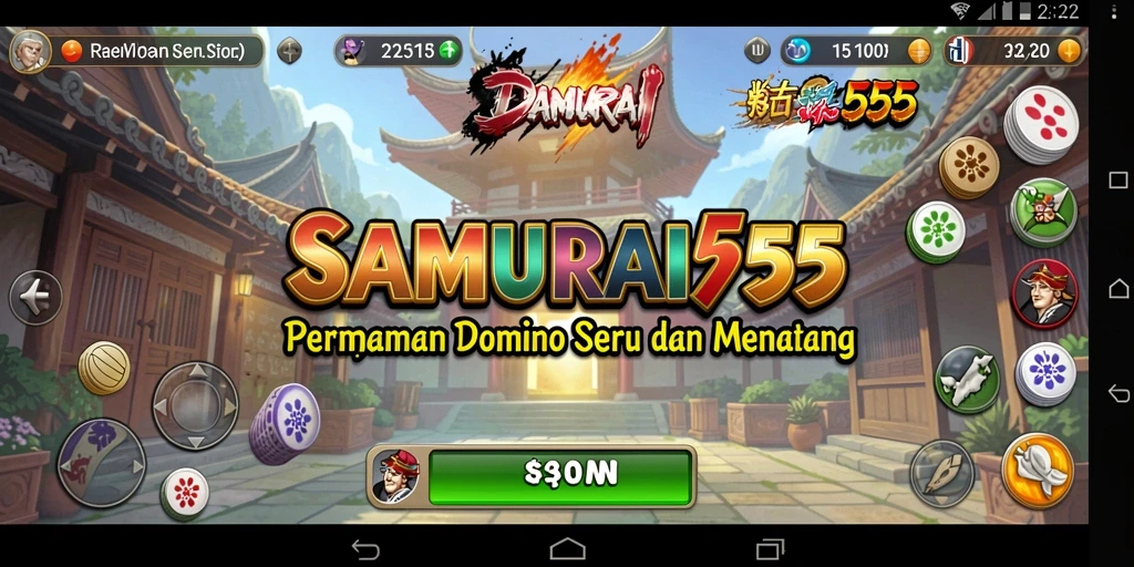 Tampilan gameplay seru di SAMURAI555 yang memikat.