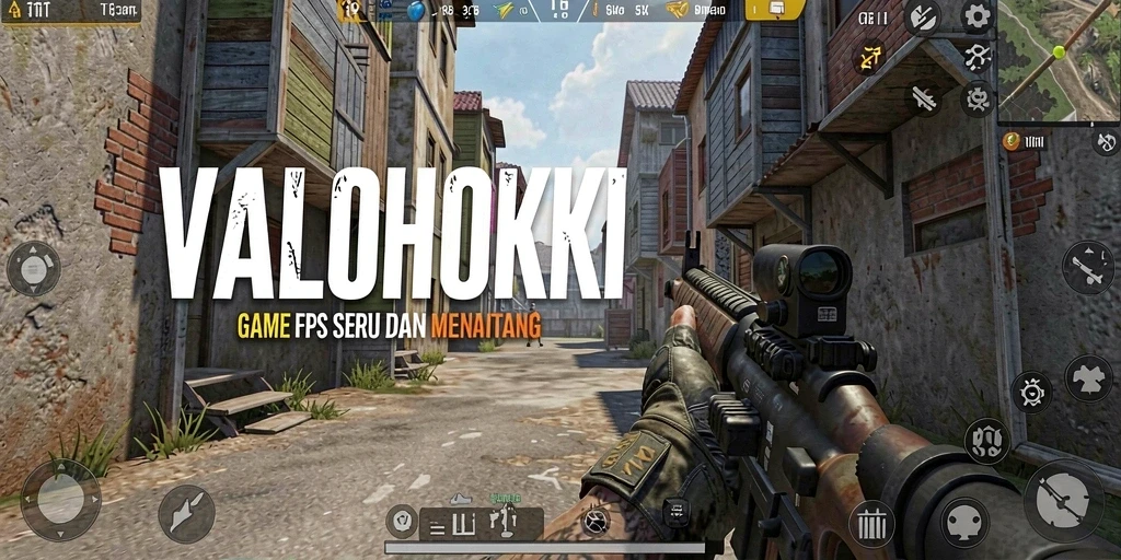 Tampilan gameplay VALOHOKI yang seru dan mendebarkan.