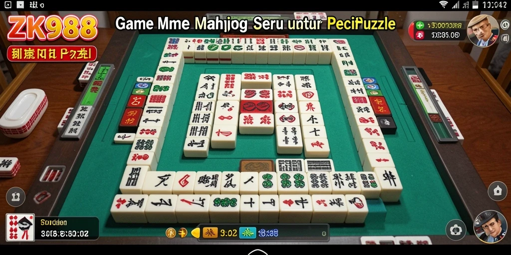 Tangkapan layar permainan ZK988 menunjukkan pengalaman Mahjong yang menarik.